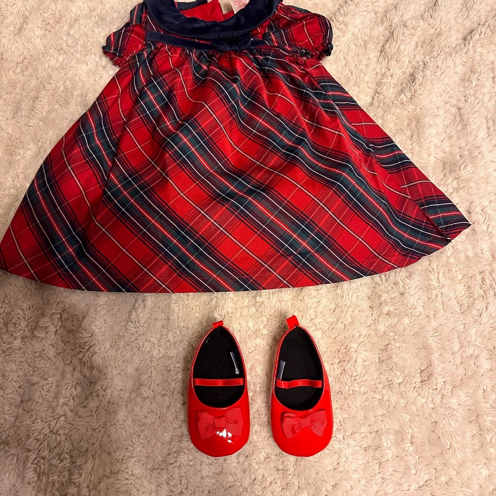 Baby Christmas dresses.
